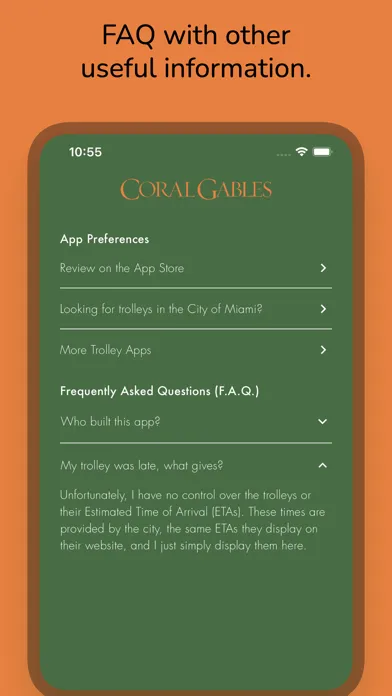 Screenshot di Coral Gables Trolley Tracker