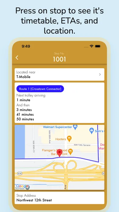 Doral Trolley Tracker سکرین شاٹس