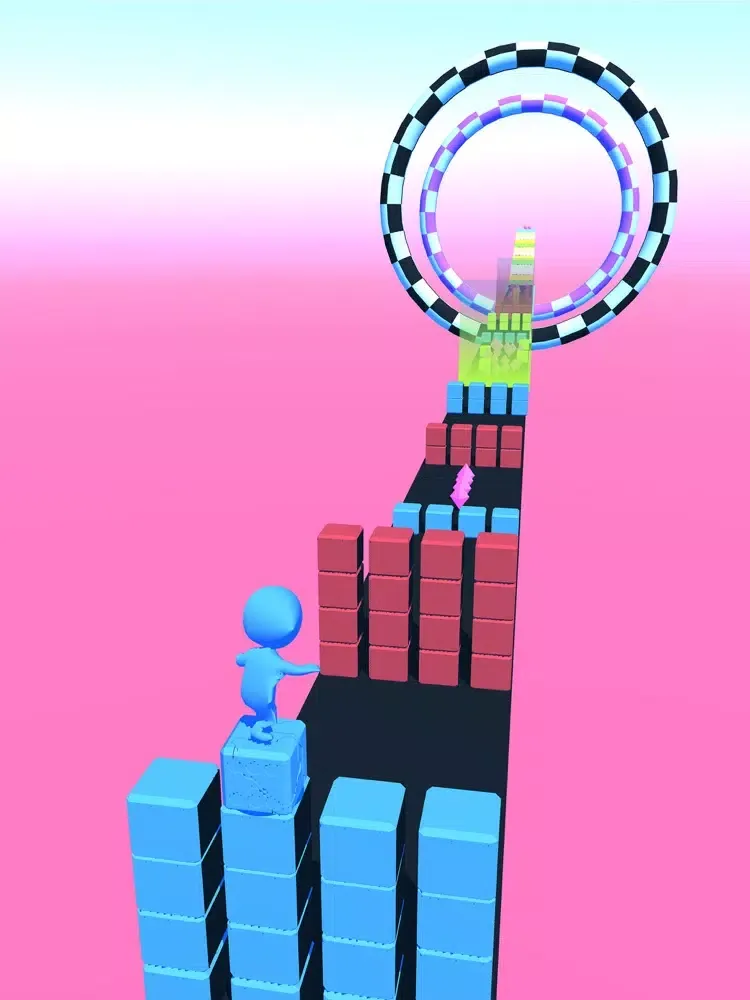 Capturas de tela do Color Cube Stack iPad 