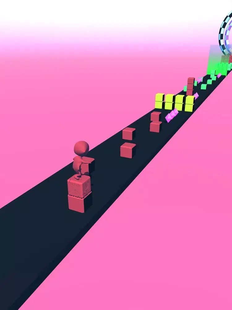 Capturas de tela do Color Cube Stack iPad 