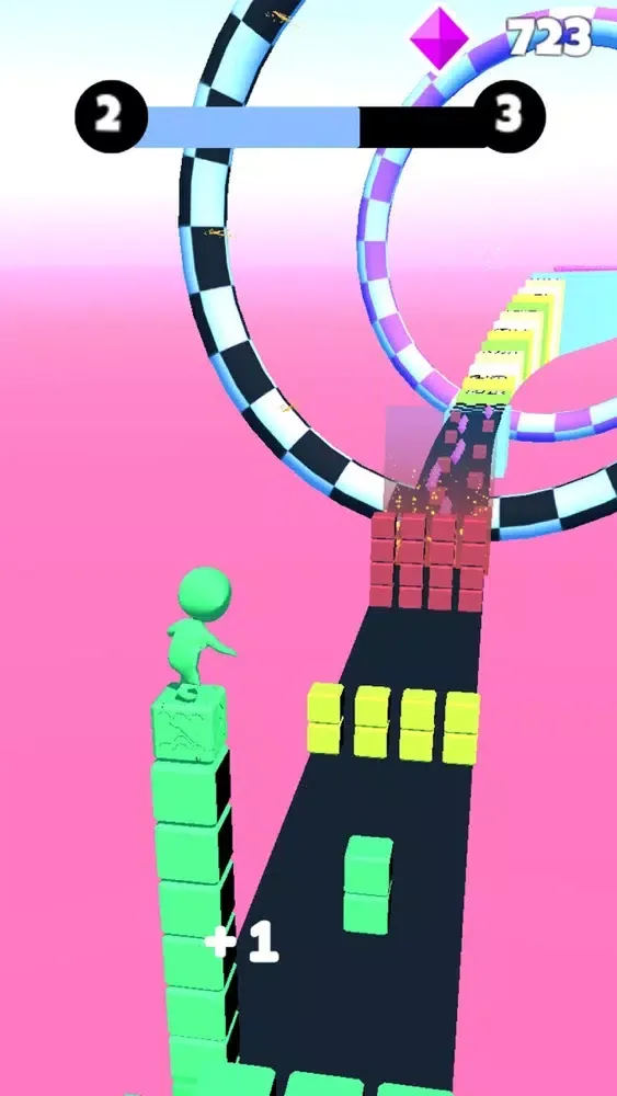 Capturas de tela do Color Cube Stack