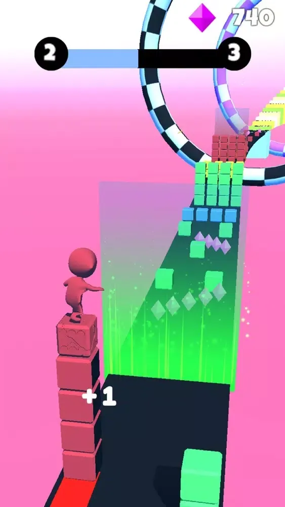 Capturas de tela do Color Cube Stack