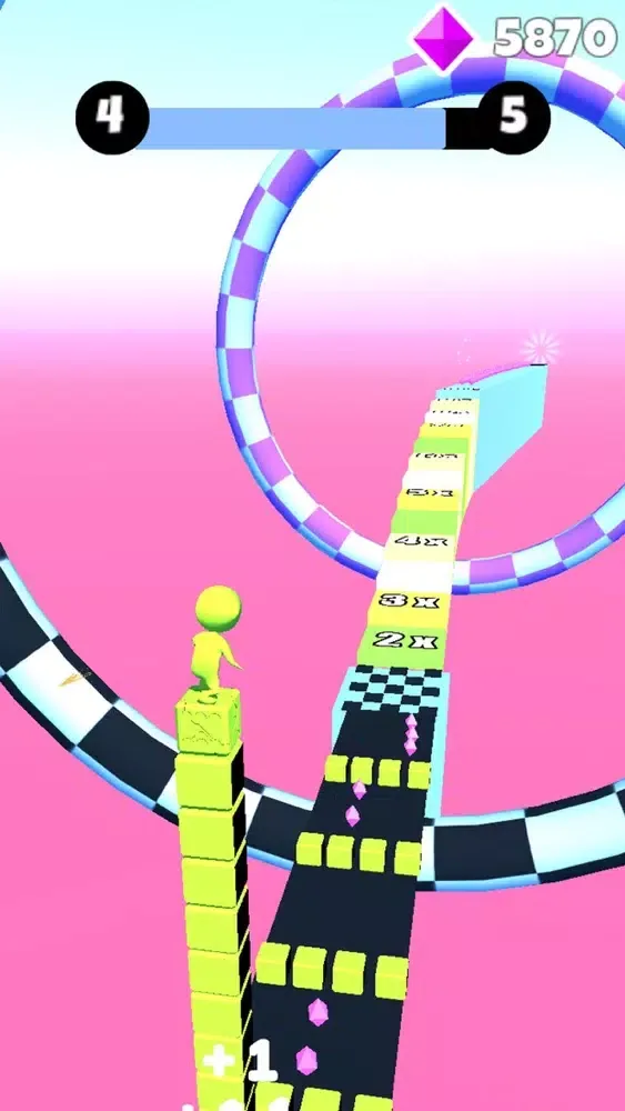 Capturas de tela do Color Cube Stack