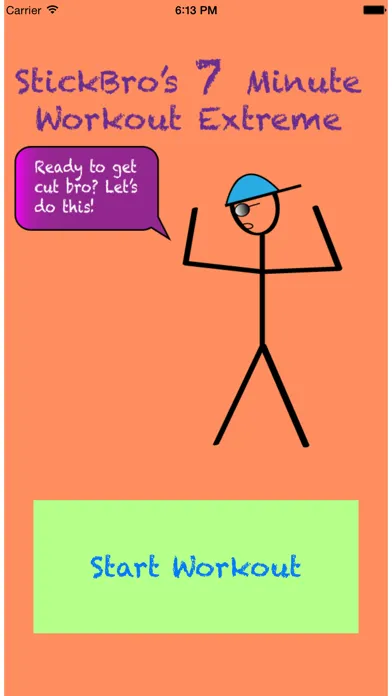 StickBro's 7 Minute Workout Free应用截图