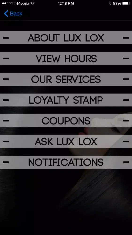 LUX LOX Salon Screenshots