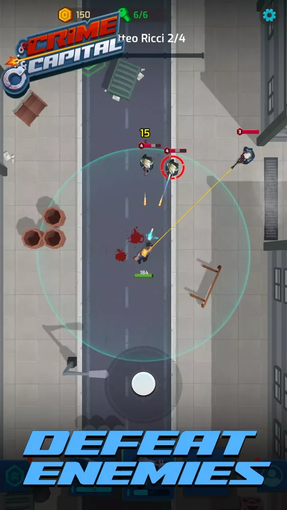 Tangkapan skrin Crime Capital: Shooter Action