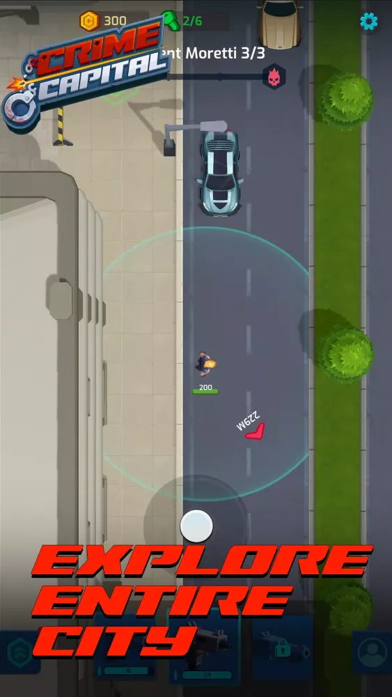 Tangkapan skrin Crime Capital: Shooter Action