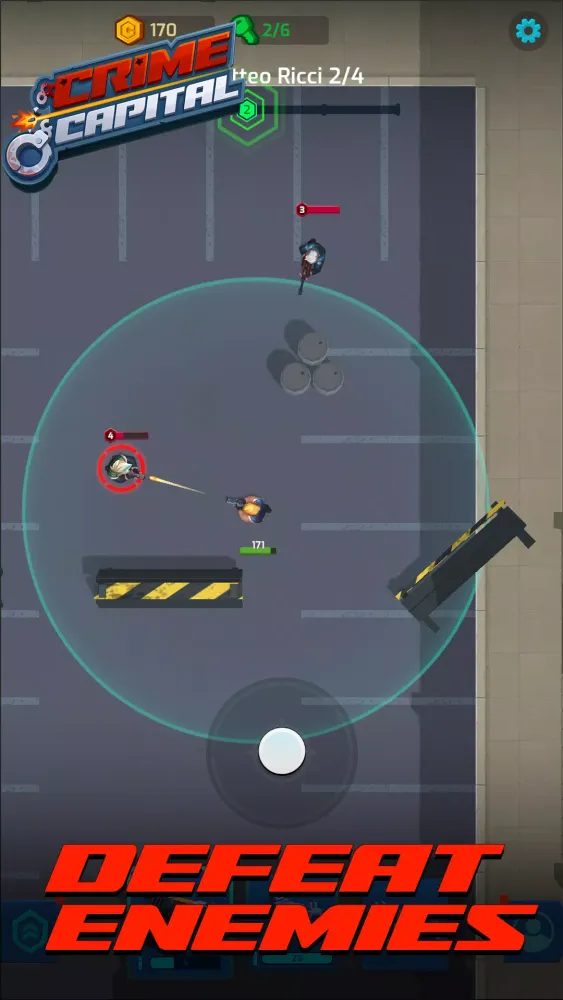 Tangkapan skrin Crime Capital: Shooter Action