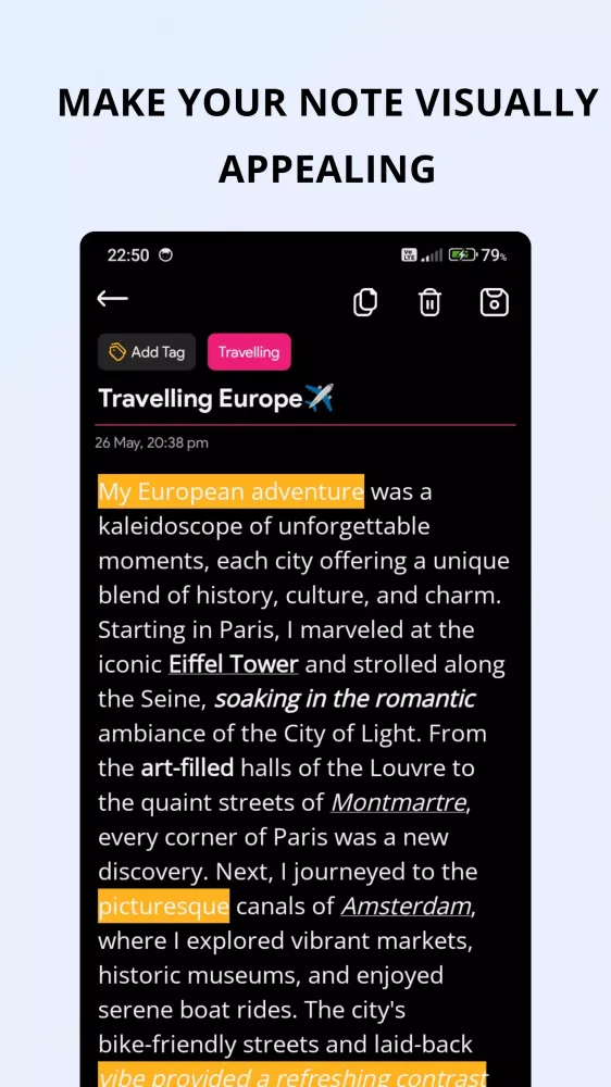 Black Note - Notebook Notes Screenshots