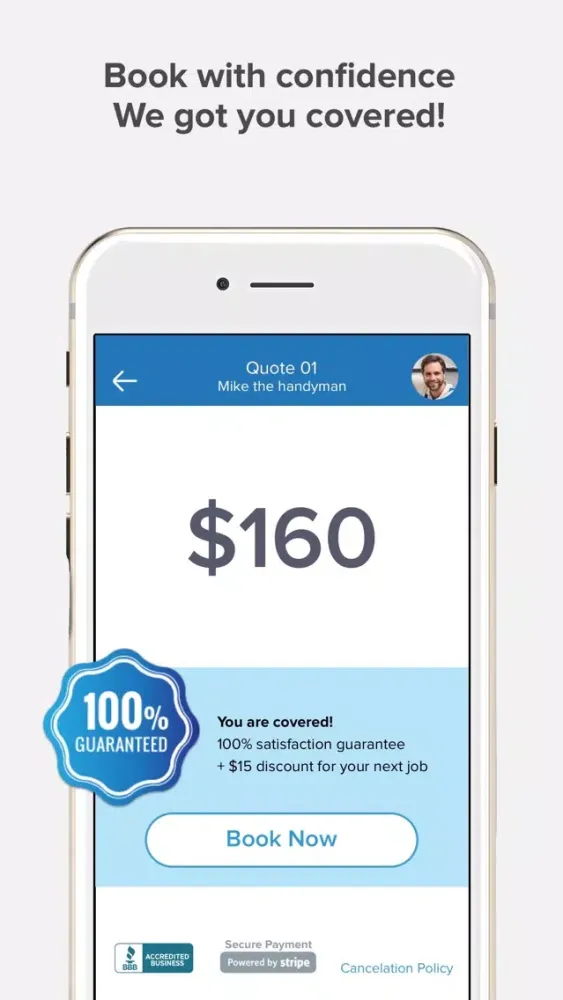 Tangkapan layar ClipCall - No-Hassle Home Care