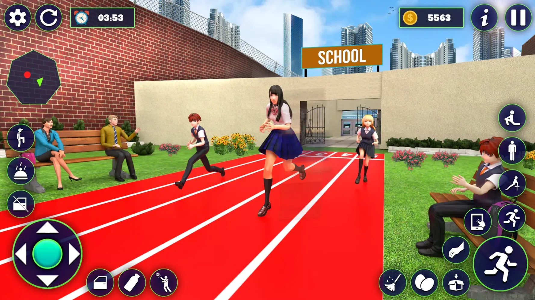 Скриншоты School Girl Life Simulator 3D
