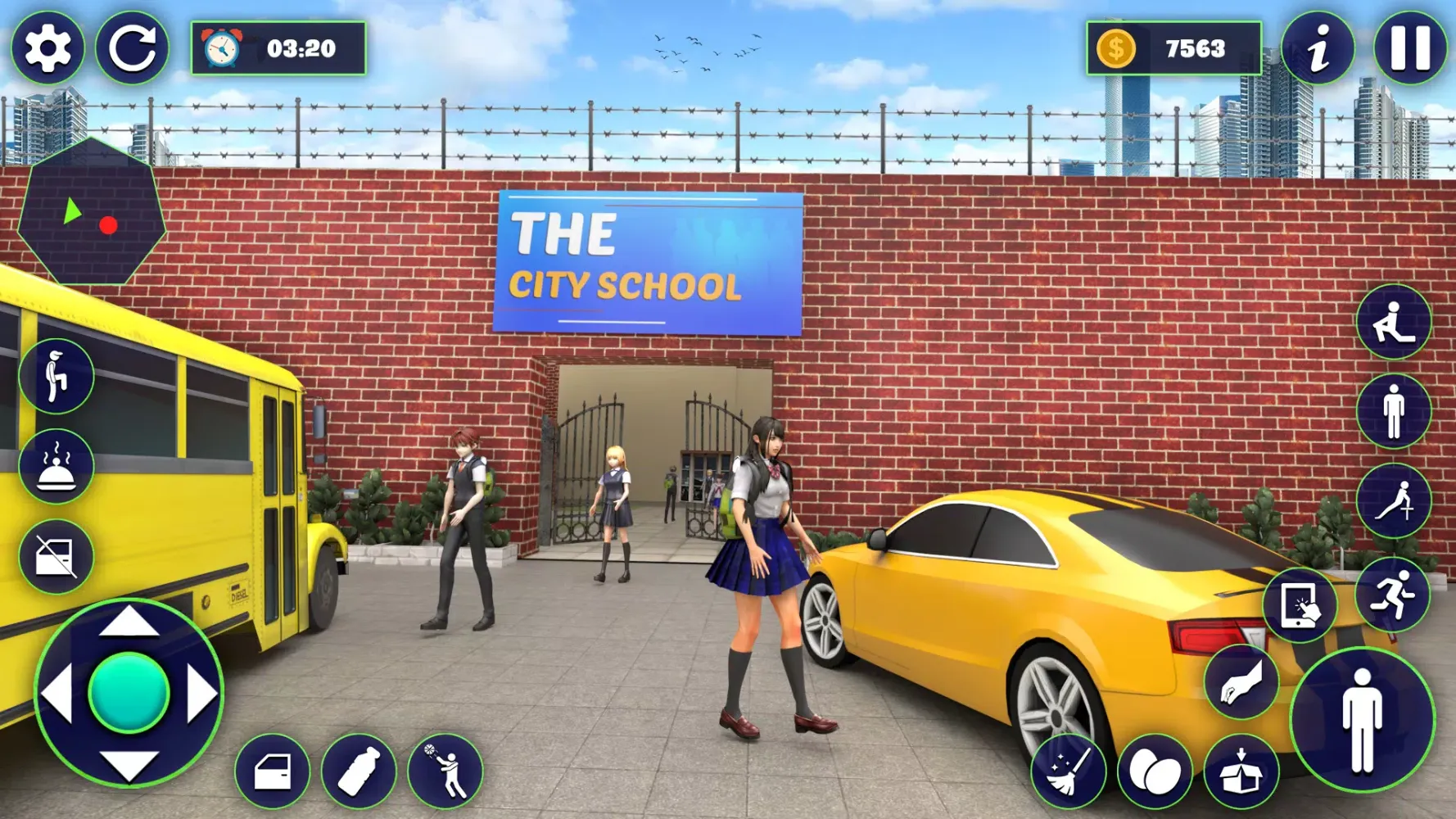 Скриншоты School Girl Life Simulator 3D