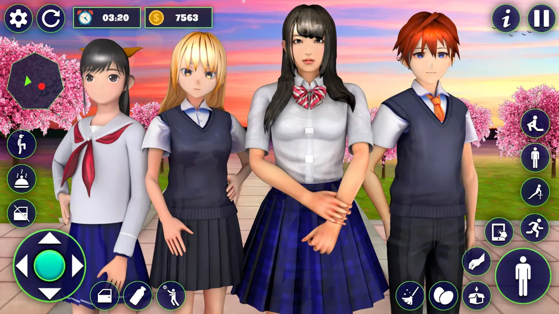 Скриншоты School Girl Life Simulator 3D