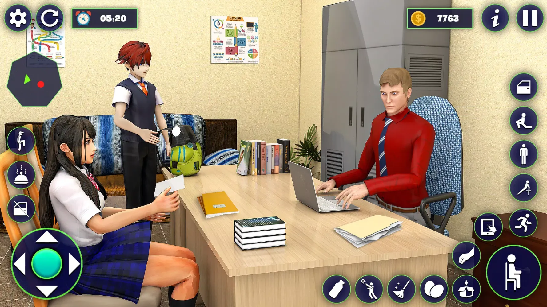 Скриншоты School Girl Life Simulator 3D