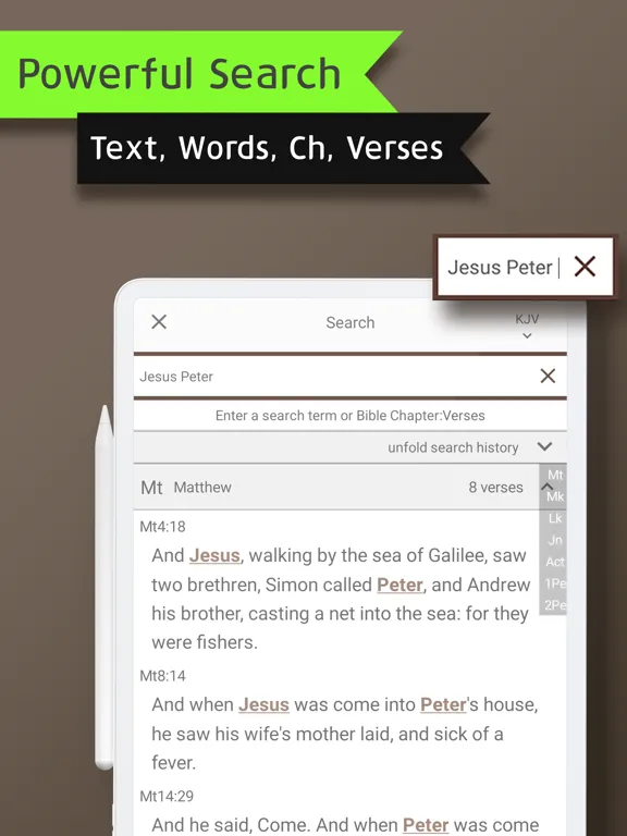 Smart Holy Bible KJV, Topics iPad  Ekran Görüntüleri