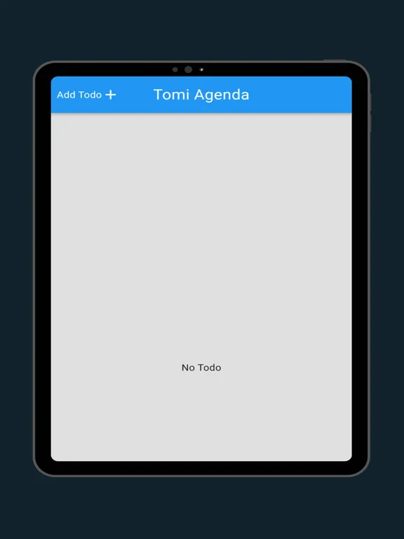 ภาพหน้าจอของ Tomi Agenda iPad 