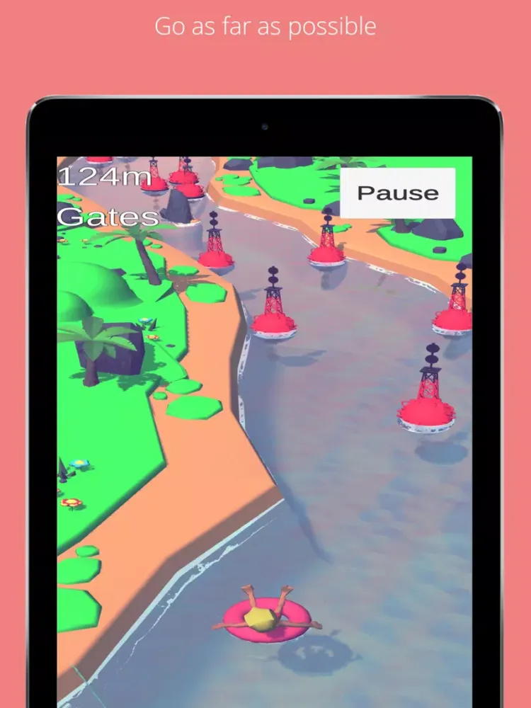 Bump out: slalom in the river! iPad  스크린샷
