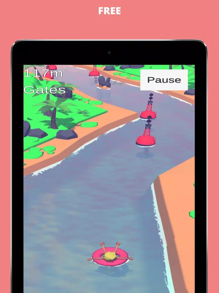 Bump out: slalom in the river! iPad  스크린샷