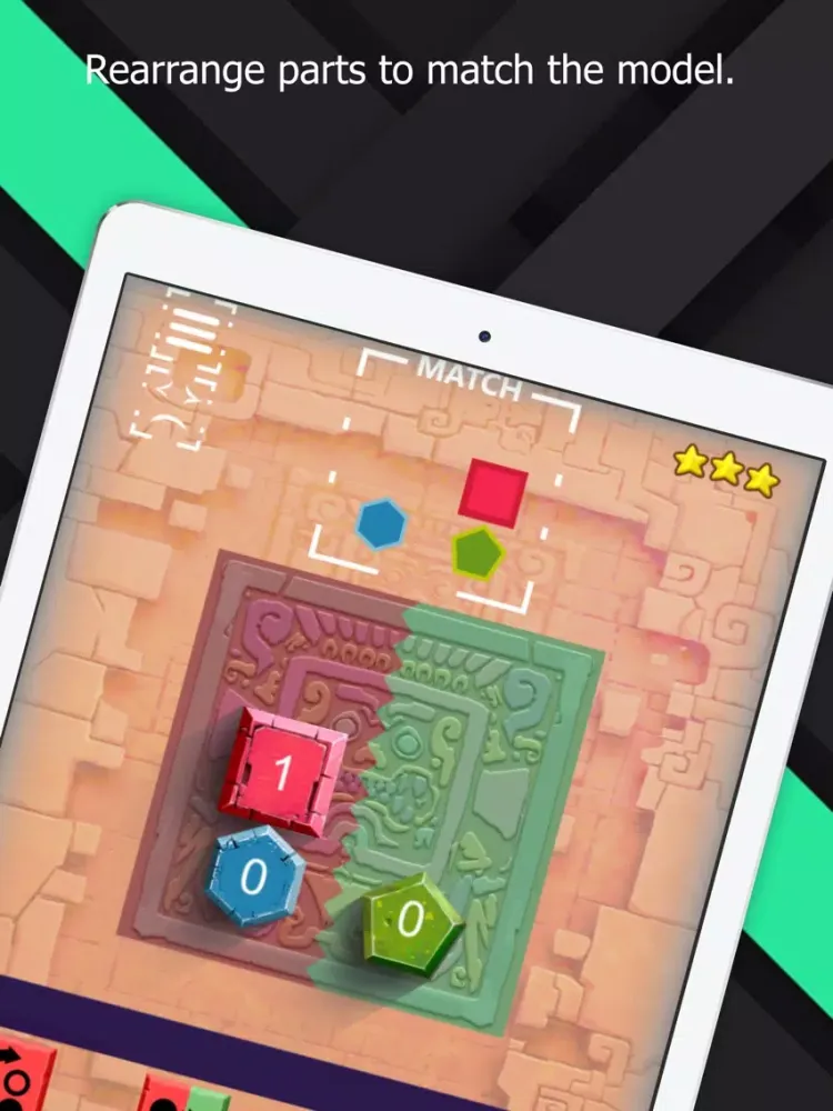 Zrzuty ekranu The Mayan Code: set the blocks iPad 