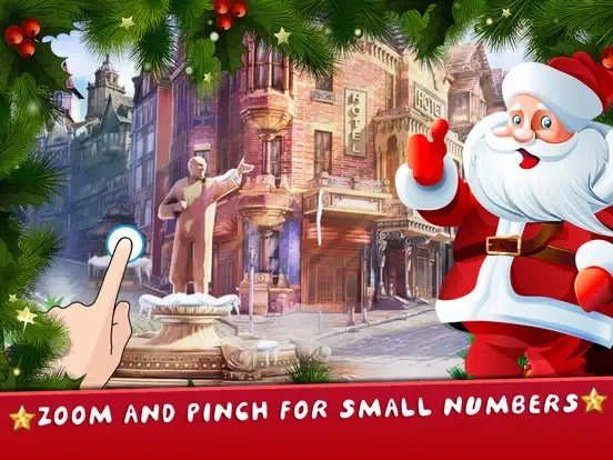 Ảnh chụp màn hình của Christmas Hidden Numbers Games iPad 