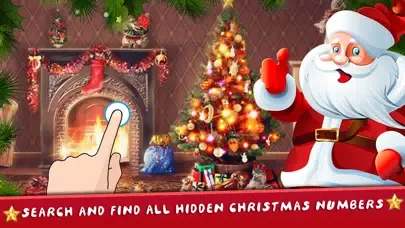 Ảnh chụp màn hình của Christmas Hidden Numbers Games