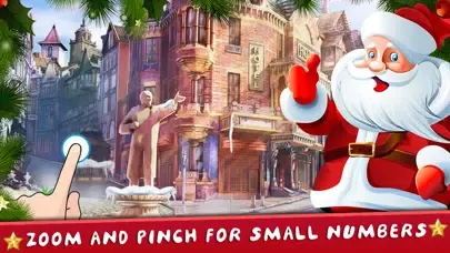 Ảnh chụp màn hình của Christmas Hidden Numbers Games