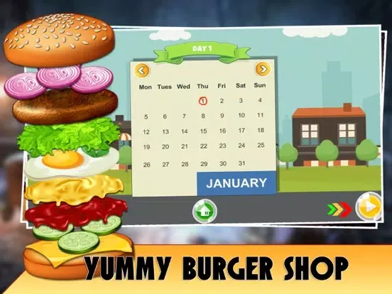 Yummy Burger Shop iPad  스크린샷