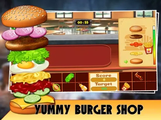 Yummy Burger Shop iPad  스크린샷