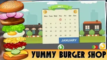 Yummy Burger Shop 스크린샷