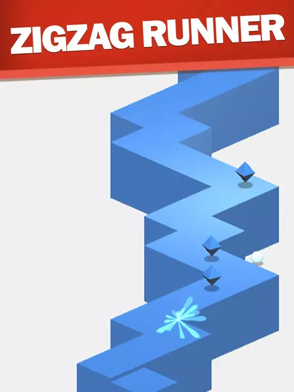 ภาพหน้าจอของ ZigZag Runner Ball iPad 