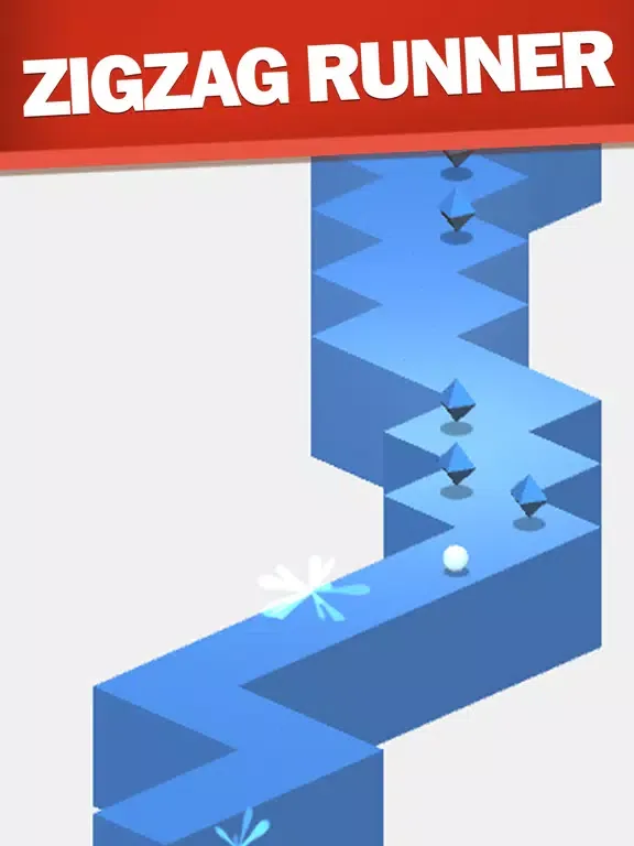ภาพหน้าจอของ ZigZag Runner Ball iPad 