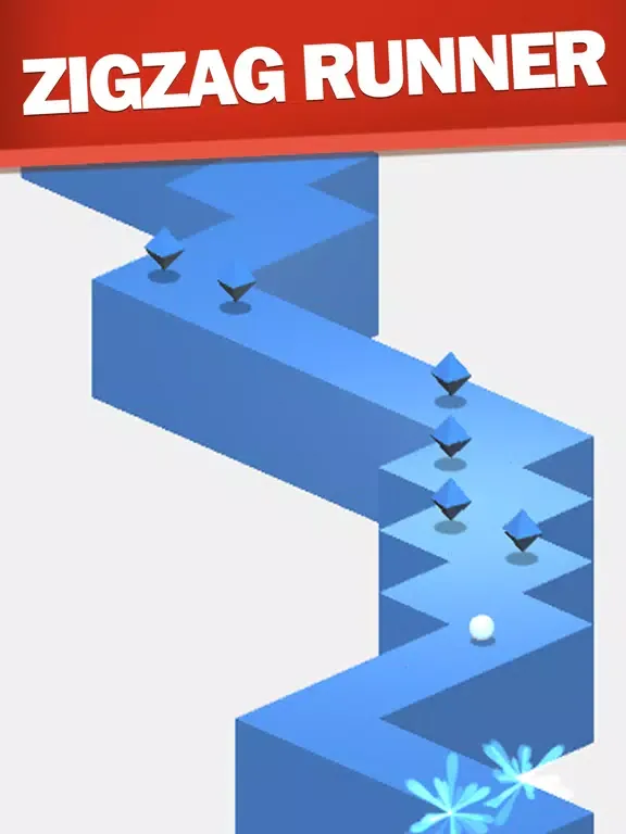 ภาพหน้าจอของ ZigZag Runner Ball iPad 