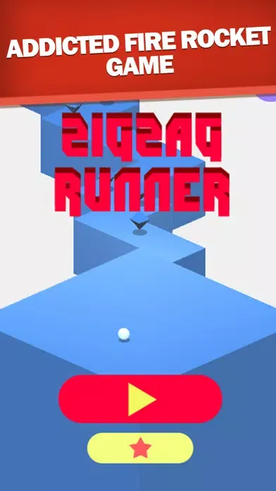 ภาพหน้าจอของ ZigZag Runner Ball