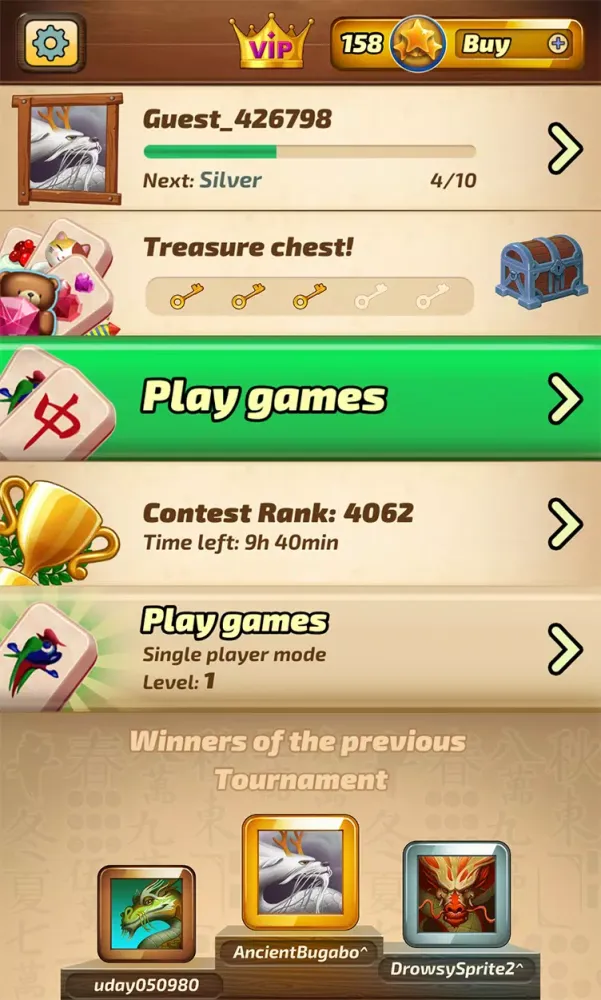 Ảnh chụp màn hình của Mahjong Battle
