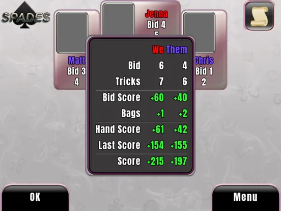 Spades: Classic Card Game iPad  Ekran Görüntüleri