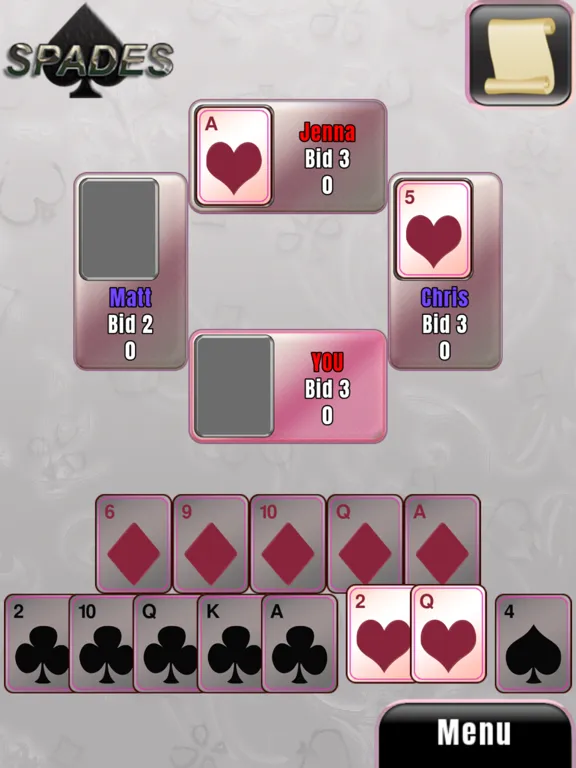 Spades: Classic Card Game iPad  Ekran Görüntüleri