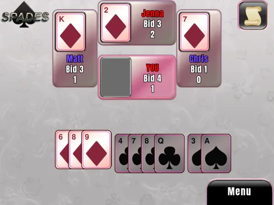Spades: Classic Card Game iPad  Ekran Görüntüleri