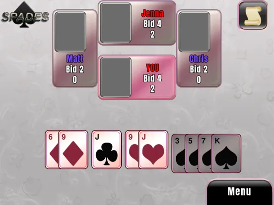 Spades: Classic Card Game iPad  Ekran Görüntüleri