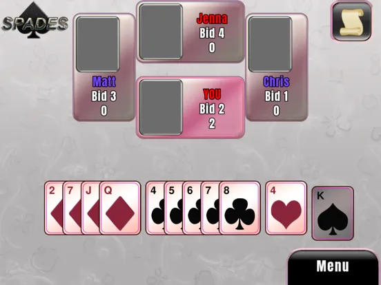Spades: Classic Card Game iPad  Ekran Görüntüleri
