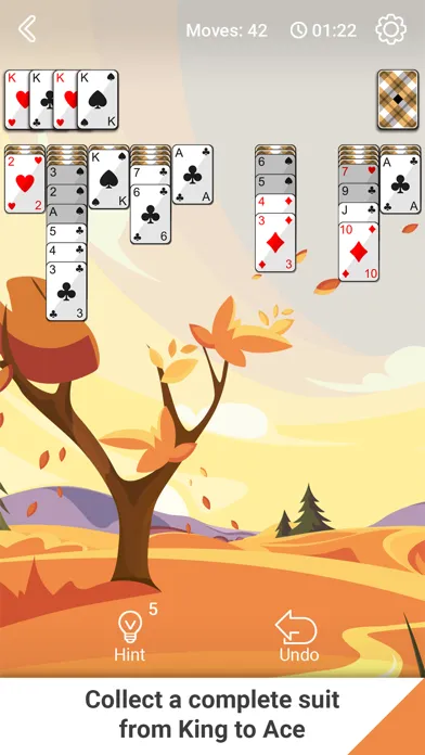 Screenshot di Spider Solitaire Daily