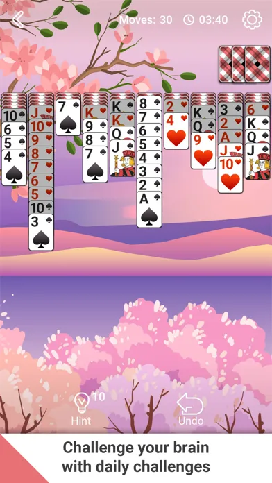 Screenshot di Spider Solitaire Daily
