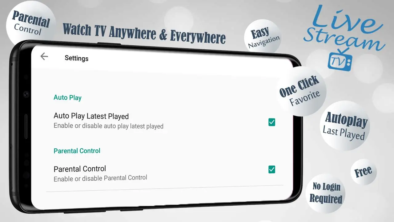 LiveStream TV Ekran Görüntüleri