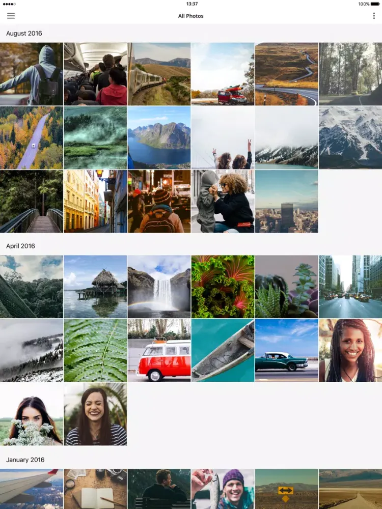 One Photo - Gallery iPad 应用截图