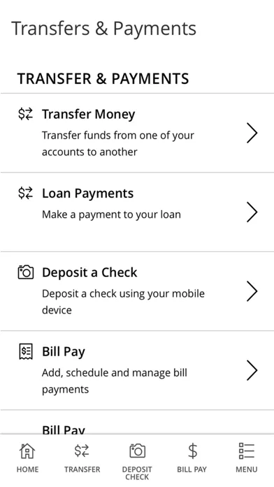 Capturas de pantalla de OCB Banking