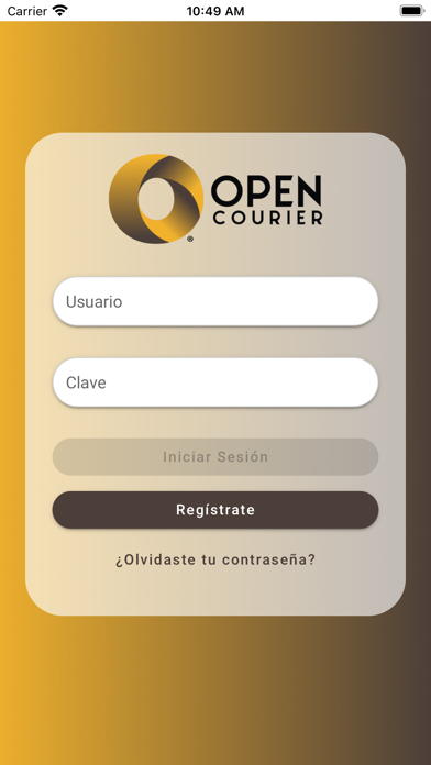 Ảnh chụp màn hình của Open Courier