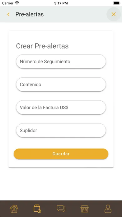 Screenshot di Open Courier