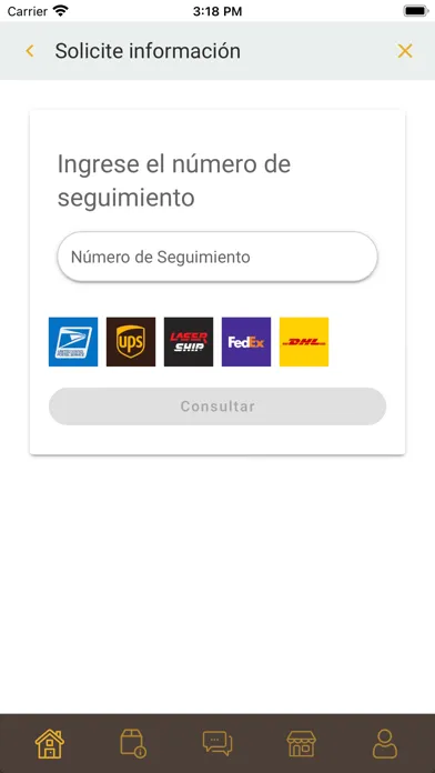 Screenshot di Open Courier