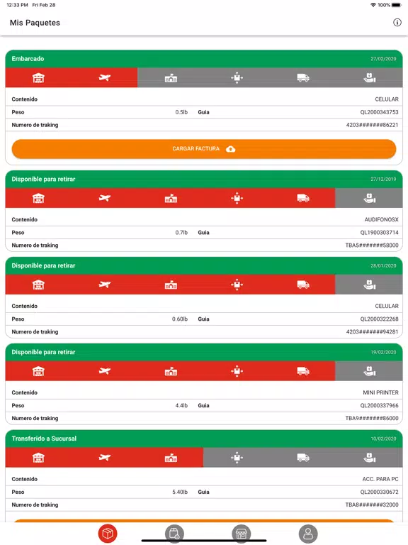 RapidPack iPad  Screenshots