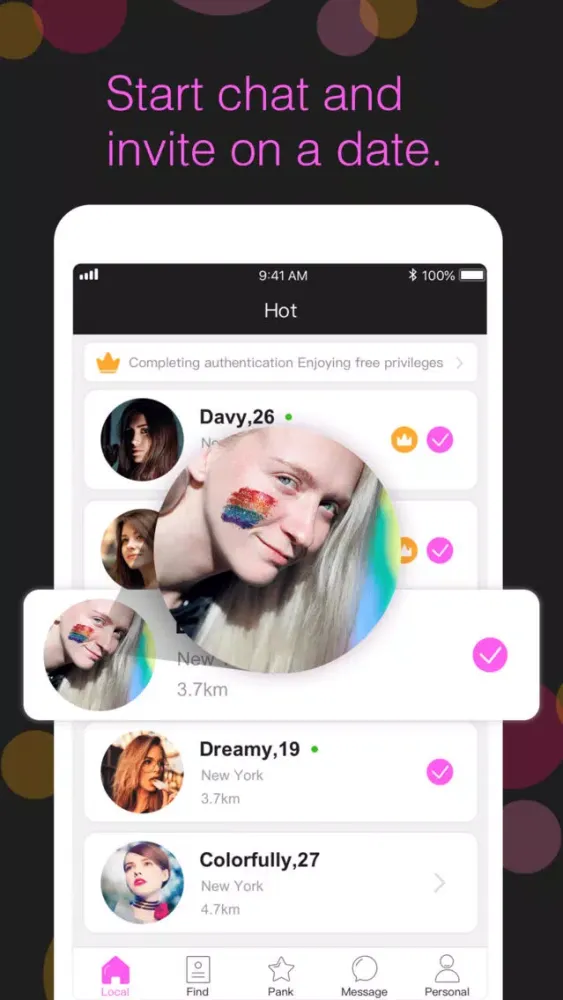 Скриншоты One Night Flirt:Hookup Dating