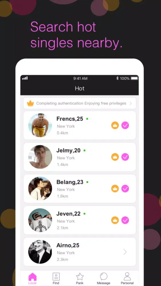 Скриншоты One Night Flirt:Hookup Dating